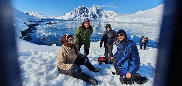 Us at the Continent of Antarctica
